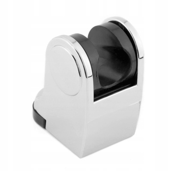 Uchwyt do słuchawki prysznicowej regulowany chrom wieszak do ściany + kołki