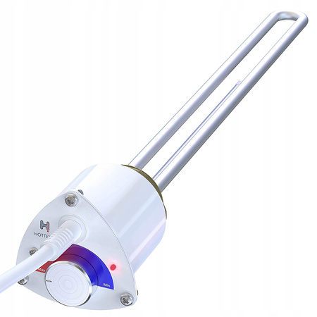 GRZAŁKA DO BOJLERA Z TERMOSTATEM 2kW 2000W 6/4'' ZE STALI NIERDZEWNEJ 390mm