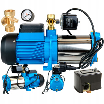 POMPA MH MHI 1300 HYDROFOROWA INOX WODY 5 WIRNIKÓW 100l/MIN UZWOJENIE MIEDŹ