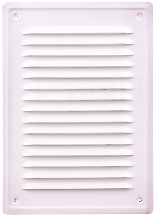 KRATKA WENTYLACYJNA ZEWNĘTRZNA 14x21 Na Komin BIAŁA Kominowa Metalowa