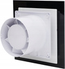 CICHY WENTYLATOR ŁAZIENKOWY 100 SUFITOWY ŚCIENNY 93 m3/h PANEL Czarny Mat 13562358949
