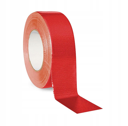 Taśma Klejąca Naprawcza do Otulin Czerwona Izolacji RUR 50m DUCK DUCT TAPE