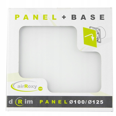 PANEL PLEXI DO WENTYLATORA Biały Połysk OZDOBNA KRATKA WENTYLACYJNA Biała