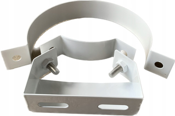 UCHWYT RURY fi 125 BIAŁY do mocowania systemów powietrzno-spalinowych