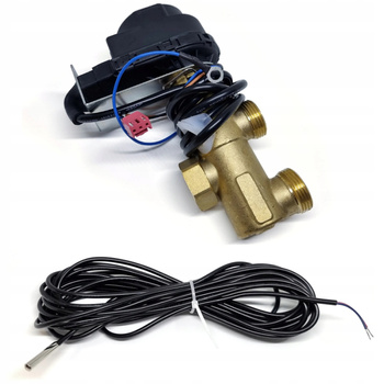 Moduł cwu do kotła elektrycznego Electra zawór trójdrogowy czujnik GALMET