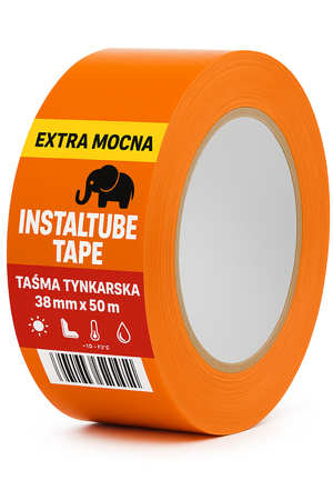 Taśma Tynkarska Elewacyjna 38x50 Pomarańczowa Budowlana Tynku BARDZO MOCNA