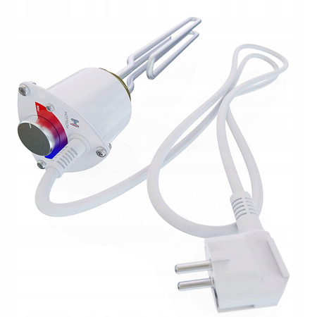 GRZAŁKA DO BOJLERA Z TERMOSTATEM 3kW 3000W 5/4'' ZE STALI NIERDZEWNEJ 370mm