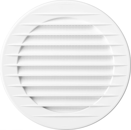 Zestaw wentylacyjny przez ścianę 125mm kratka Nawiewnik Ścienny 