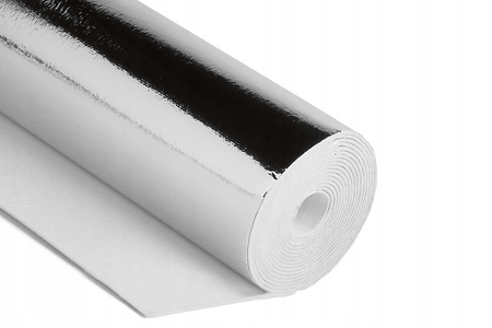 EKRAN ZAGRZEJNIKOWY MATA ALUMINIOWA PIANKA 5 M EKRAN ODBIJAJĄCY CIEPŁO