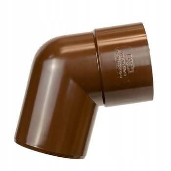 KOLANO RYNNY 75 mm 67 stopni RYNNOWE BRĄZ KOLANKO Rynny Kaczmarek Karolina