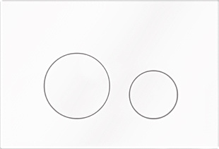 PRZYCISK DO SPŁUCZKI WC Cersanit BIAŁY POŁYSK M10 Przycisk Spłukujący do WC