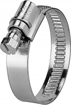 OPASKA ŚLIMAKOWA ZACISKOWA NIERDZEWNA DO WĘŻA 1 cal SKRĘCANA CYBANT