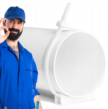 UNIWERSALNY UCHWYT DO RUR WENTYLACYJNYCH OKRĄGŁYCH DO KANAŁU WENTYLACYJNEGO