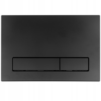 PRZYCISK DO SPŁUCZKI WC Cersanit Aqua Link CZARNY MAT Spłukujący PŁASKI