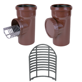 REWIZJA RYNNY z Sitkiem CZYSZCZAK 110 Brązowy