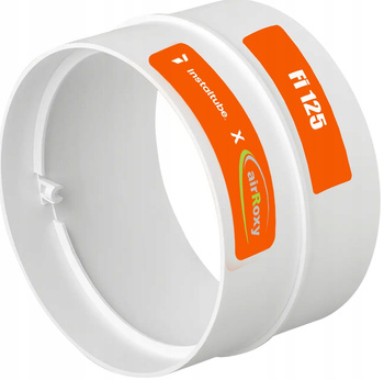 Łącznik okrągły kanału wentylacyjnego FI125mm