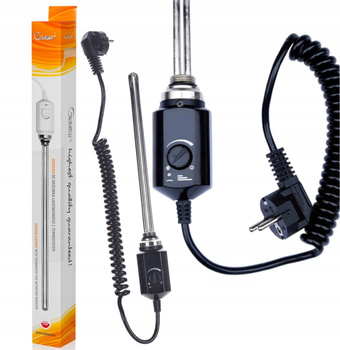 GRZAŁKA DO GRZEJNIKA ŁAZIENKOWEGO CZARNA 900W 230V