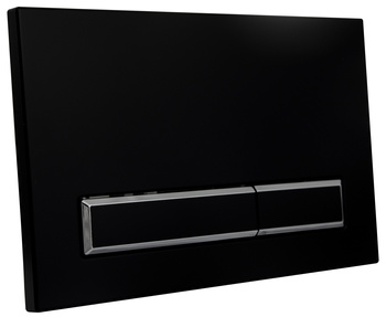 PRZYCISK DO SPŁUCZKI WC Cersanit CZARNY MAT CHROM Przycisk Spłukujący do WC
