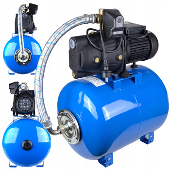 ZESTAW HYDROFOROWY 150L JET100 POMPA HYDROFOR CICHA WYDAJNA 3600 L/H NOWOŚĆ 16504900253