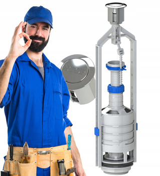 ZAWÓR SPUSTOWY SPŁUCZKI WC START STOP UNIWERSALNY do Cersanit Koło Roca