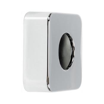 Rozeta maskująca fi 32 mm chrom do syfonu kwadratowa baterii rur