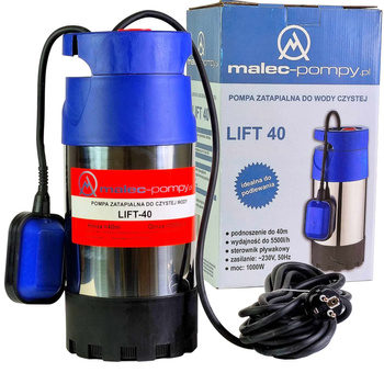 POMPA DO WODY POMPA ZANURZENIOWA PŁYWAK 5500 l/h 1000W 4bary DO PODLEWANIA