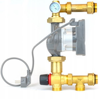 GRUPA MIESZAJĄCA DO ROZDZIELACZA OGRZEWANIA PODŁOGOWEGO BEZ POMPY MOSIĘŻNA