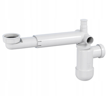 SYFON UMYWALKOWY Przyścienny Oszczedzający Miejsce DO UMYWALKI PRALKI fi 32