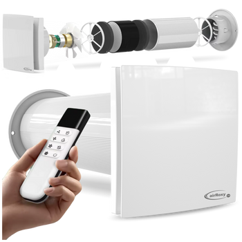 REKUPERATOR ŚCIENNY 100  aRheat 01-320 airRoxy