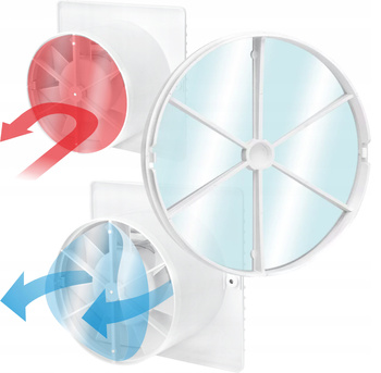 ZAWÓR ZWROTNY 125 WENTYLACJA KLAPA ZWROTNA DO WENTYLATORA airRoxy