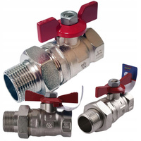 ZAWÓR KULOWY ZE ŚRUBUNKIEM 3/4 cala ZAWÓR PRZELOTOWY Arco Sena 3/4x1 GW-GZ