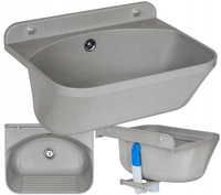 ZLEW GOSPODARCZY DUŻY KOMORA GOSPODARCZA SZARY