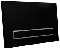 PRZYCISK DO SPŁUCZKI WC Cersanit CZARNY MAT CHROM Przycisk Spłukujący do WC