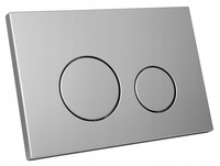 PRZYCISK DO SPŁUCZKI Cersanit CHROM MAT SATYNA WC Przycisk Spłukujący do WC