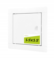 DRZWICZKI REWIZYJNE METALOWE BIAŁE 15x15 DRZWICZKI REWIZYJNE 150X150