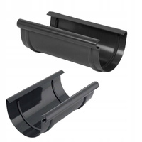 ZŁĄCZKA RYNNY 100 mm GRAFIT ŁĄCZNIK RYNNY RYNNOWY Rynny Kaczmarek Karolina