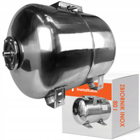 ZBIORNIK HYDROFOROWY INOX 80 L NIERDZEWNY MEMBRANA HYDROFOR WODY PRZEPONOWY