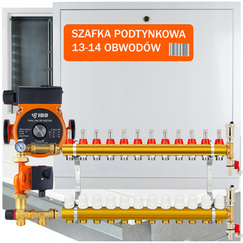ROZDZIELACZ DO PODŁOGÓWKI 12 + GRUPA POMPOWA + POMPA + SZAFKA NATYNKOWA 16055363603
