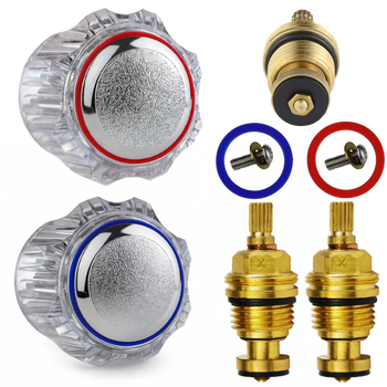 ZESTAW NAPRAWCZY BATERII Pokrętło Primula Głowica Suwakowa Trwały Komplet