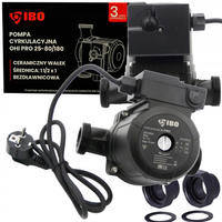 POMPA OBIEGOWA 25-80/180 POMPA CYRKULACYJNA DO CO CWU + ŚRUBUNKI + PRZEWÓD
