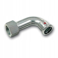 KOLANO PRESS STAL 35x5/4 GW SANHA THERM ŁUK 90 C.O ZŁĄCZKA ZACISKOWA