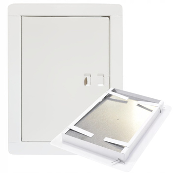 DRZWICZKI KOMINOWE DO WYCZYSTKI 14x21 Rewizyjne Białe|Wyczystka Do Komina