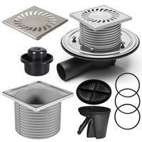 KRATKA ŚCIEKOWA 50mm Odpływowa 12x12 SUCHY SYFON ANTYZAPACH Chudej 381B