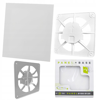 KRATKA WENTYLACYJNA BIAŁA DO KANAŁU 50-130mm PANEL ABS 17x17 Biały Połysk 	11882909120