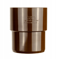 ZŁĄCZKA RYNNY 75 ŁĄCZNIK RYNNOWY DO RUR BRĄZOWY Rynny Kaczmarek Karolina