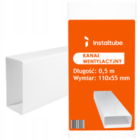 KANAŁ WENTYLACYJNY PROSTOKĄTNY PŁASKI 110x55 0,5 m