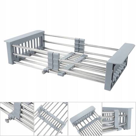 REGULOWANY OCIEKACZ ROZSUWANY NA ZLEW SUSZARKA