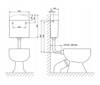 SPŁUCZKA do WC DOLNOPŁUK JANTAR DUO 3/6l KOMPAKT ZBIORNIK ZAWORY UCHWYTY